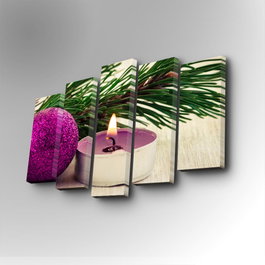 Wallity Cuadro Decorativo en Lienzo 5 Piezas 5PUC-078